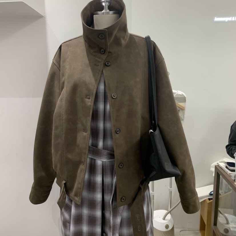 ANN MARGRET東大門直郵女士新款時尚夾克磨砂皮GRETA.Y夾克