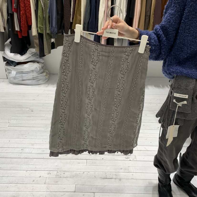 BREATHE東大門直郵女士新品推薦熱賣真品半身裙中短裙褶邊BREATHE半身裙/中短裙