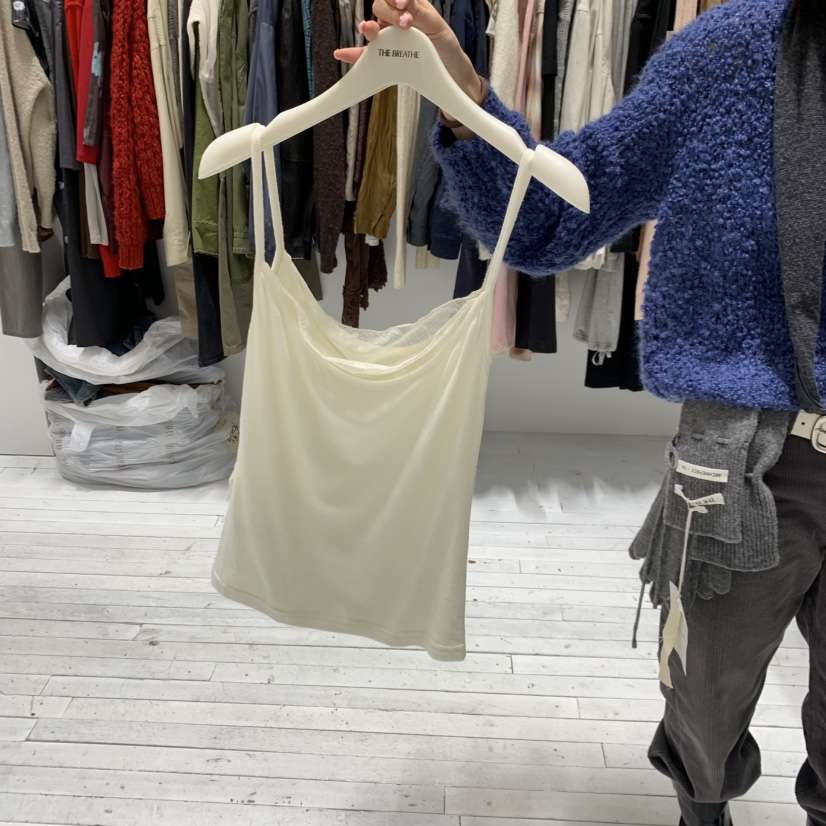 BREATHE東大門代購女士新款人氣真品推薦休閑吊帶背心安哥拉BREATHE吊帶/背心