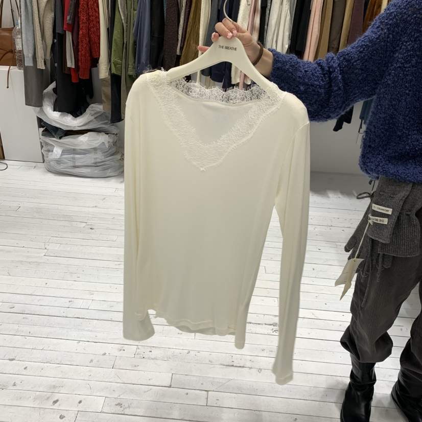 BREATHE韓國代購女士新品休閑真品推薦人氣時尚熱賣長袖T恤BREATHE長袖T恤