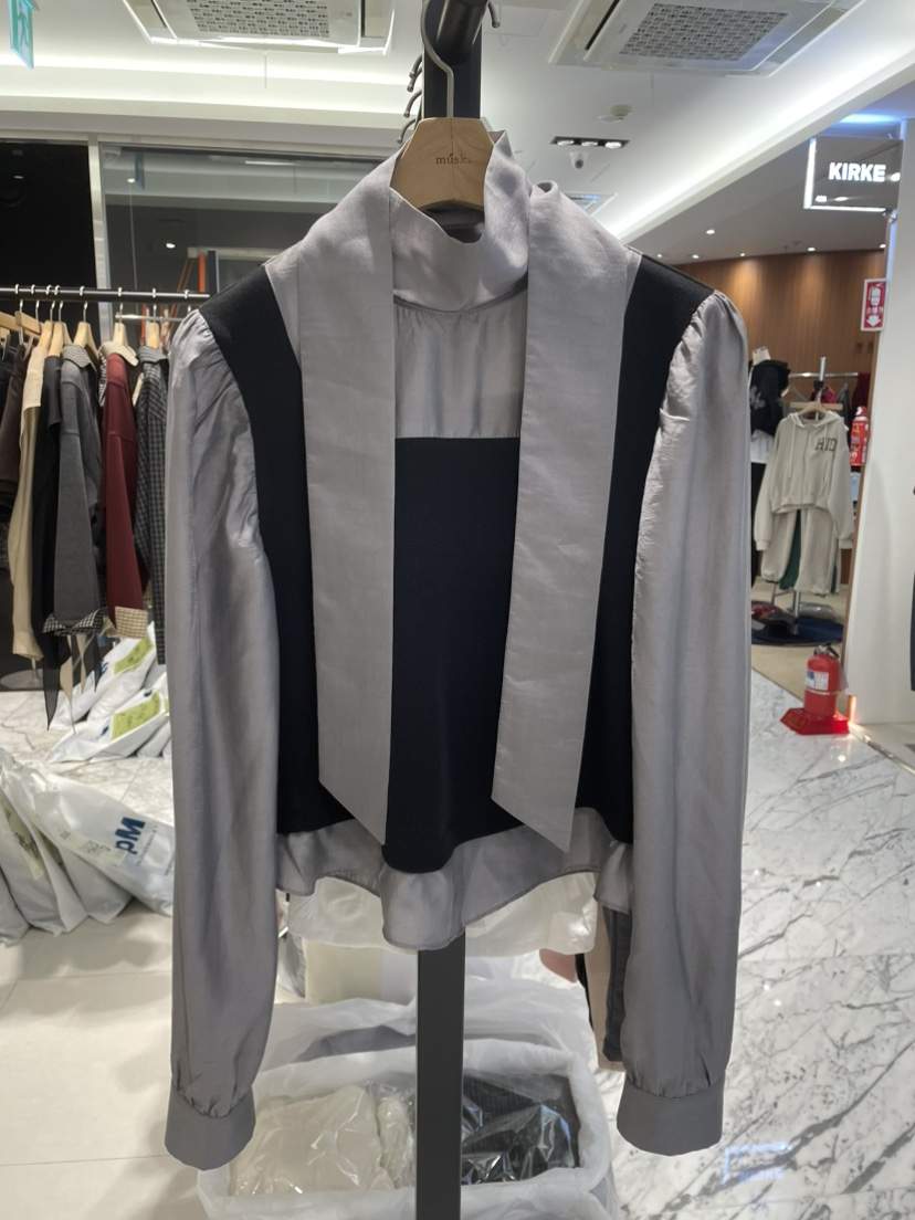 MUSK韓國直郵女士新品時尚休閑熱賣人氣推薦真品襯衫蕾絲衫MUSK襯衫/蕾絲衫