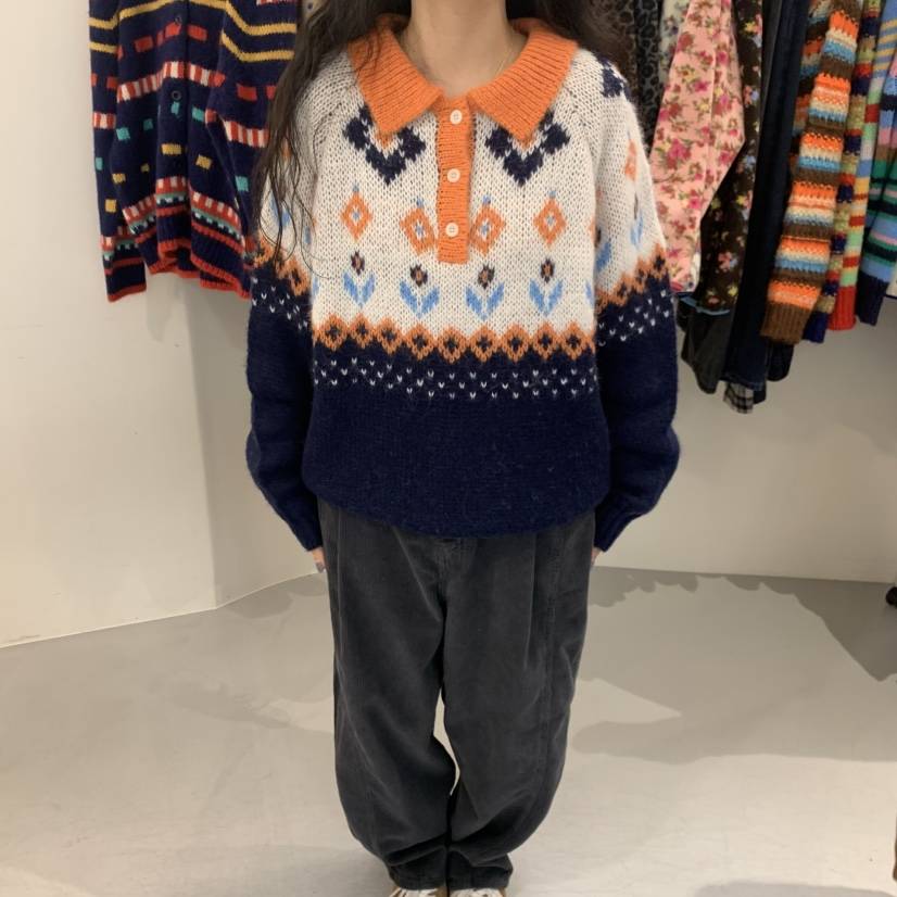 VENTI東大門實拍女裝新品真品推薦人氣休閑熱賣時尚毛衣VENTI毛衣