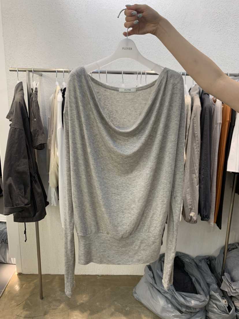 PLOVER東大門代購女裝新款真品推薦人氣時尚休閑熱賣長袖T恤PLO_VER長袖T恤