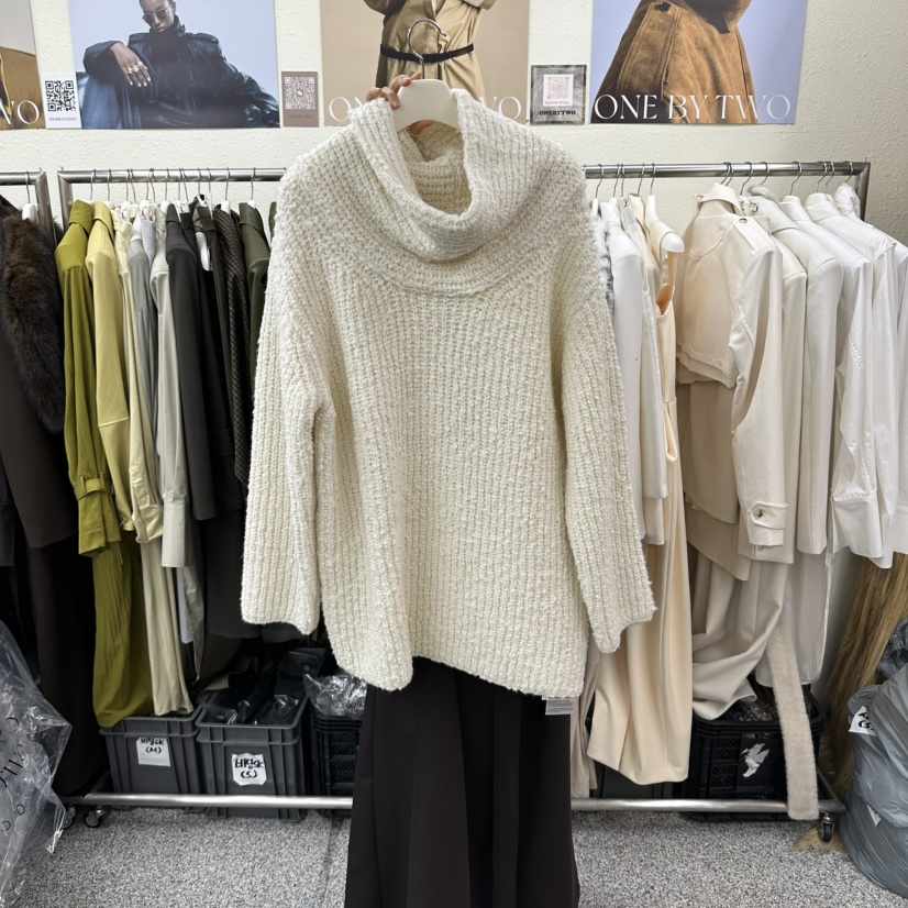 ONEBYTWO東大門實拍女裝新品真品人氣休閑時尚推薦熱賣毛衣ONE BY TWO-L毛衣
