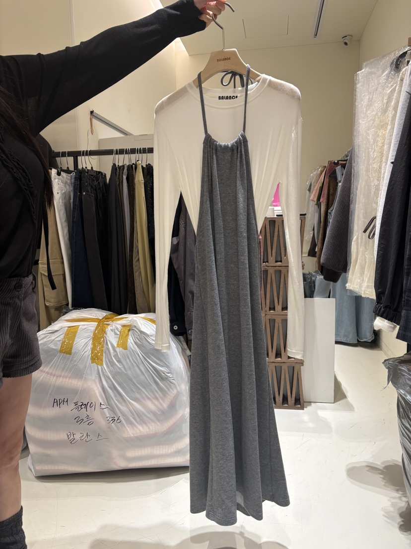 BALANCE東大門實拍女裝新品真品熱賣推薦時尚休閑人氣連衣裙BALANCE連衣裙