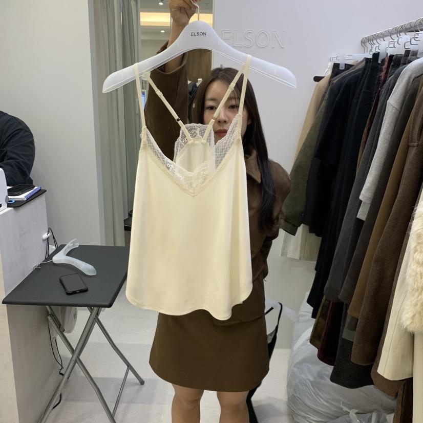 ELSON東大門直郵女士新款休閑熱賣真品時尚人氣推薦吊帶背心ELSON吊帶/背心