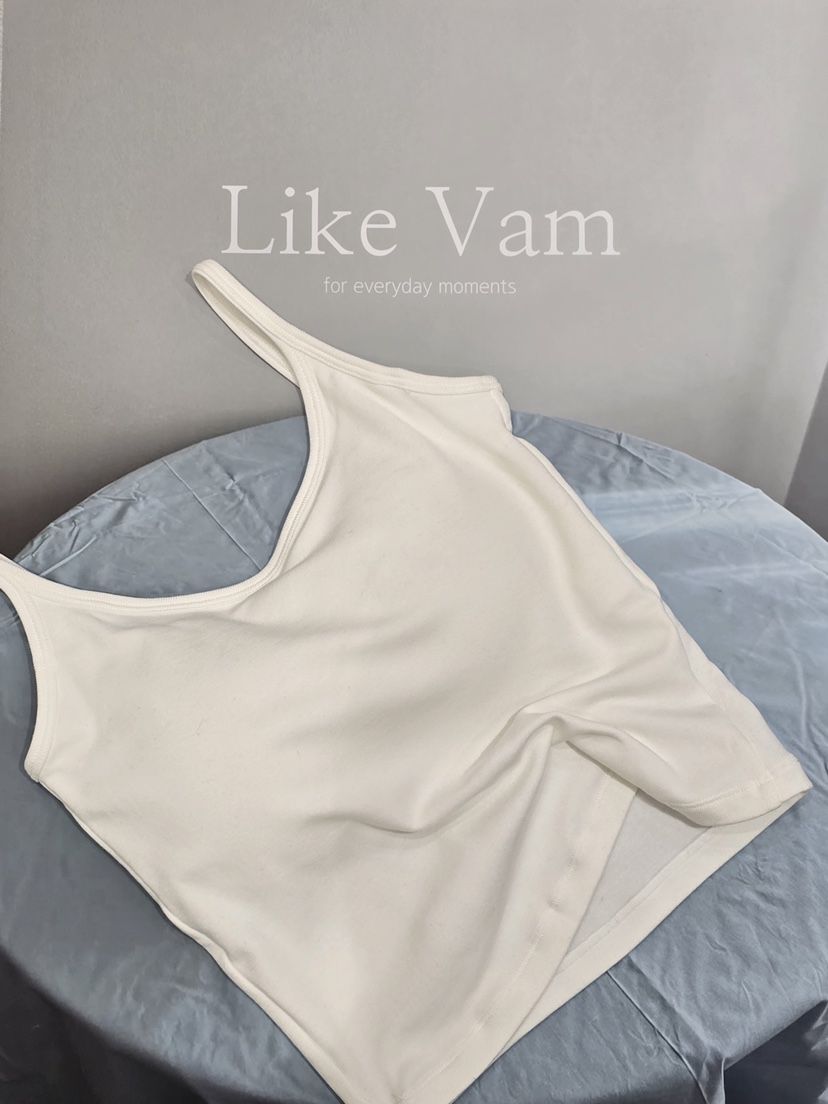 LIKEVAM韓國代購女裝新品時尚人氣真品吊帶背心加絨抓絨無袖LIKEVAM吊帶/背心