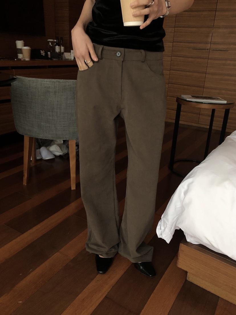LE BUTTER韓國直郵女士新款時尚真品推薦熱賣人氣休閑褲LE BUTTER休閑褲