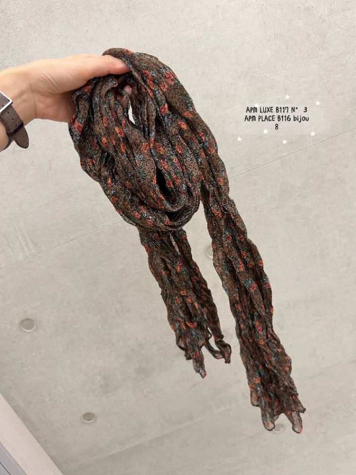 N3東大門實拍女士新款真品時尚職業推薦圍巾披肩褶皺圍巾N3圍巾/披肩