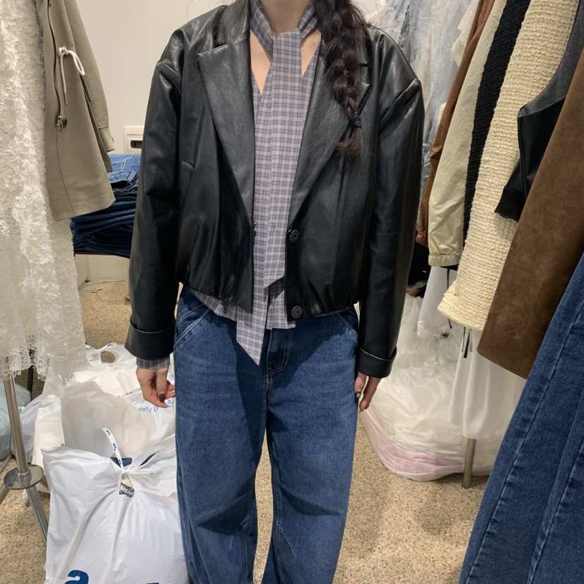 A東大門實拍女士新款休閑人氣時尚熱賣推薦職業真品夾克A STORE夾克