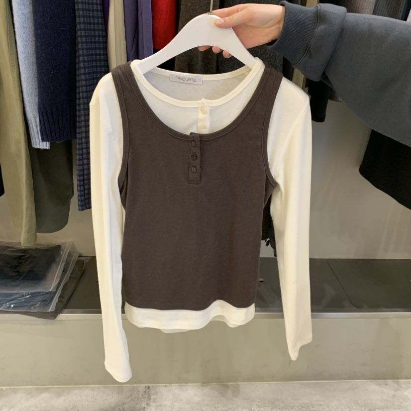 FAVE/FAVOURITE韓國代購女裝新品推薦真品職業熱賣套裝紐扣FAVE/FAVOURITE套裝