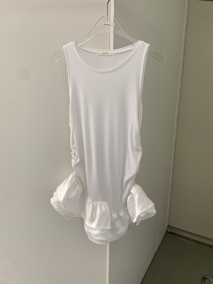 SHOP POSTER東大門實拍女裝新品休閑真品推薦人氣吊帶背心SHOP POSTER吊帶/背心