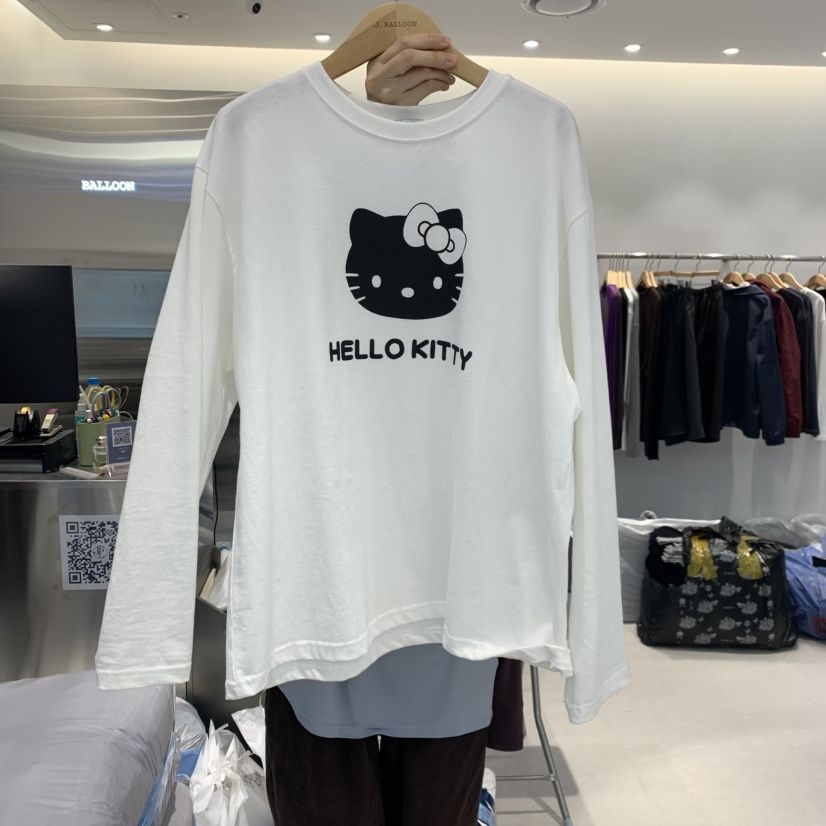 J.BALLOON韓國代購女裝新品推薦真品職業時尚人氣長袖T恤J.BALLOON長袖T恤