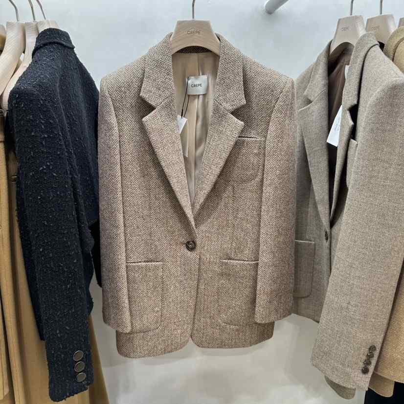 CREPE韓國代購女裝新品休閑職業熱賣推薦時尚人氣真品夾克CREPE夾克