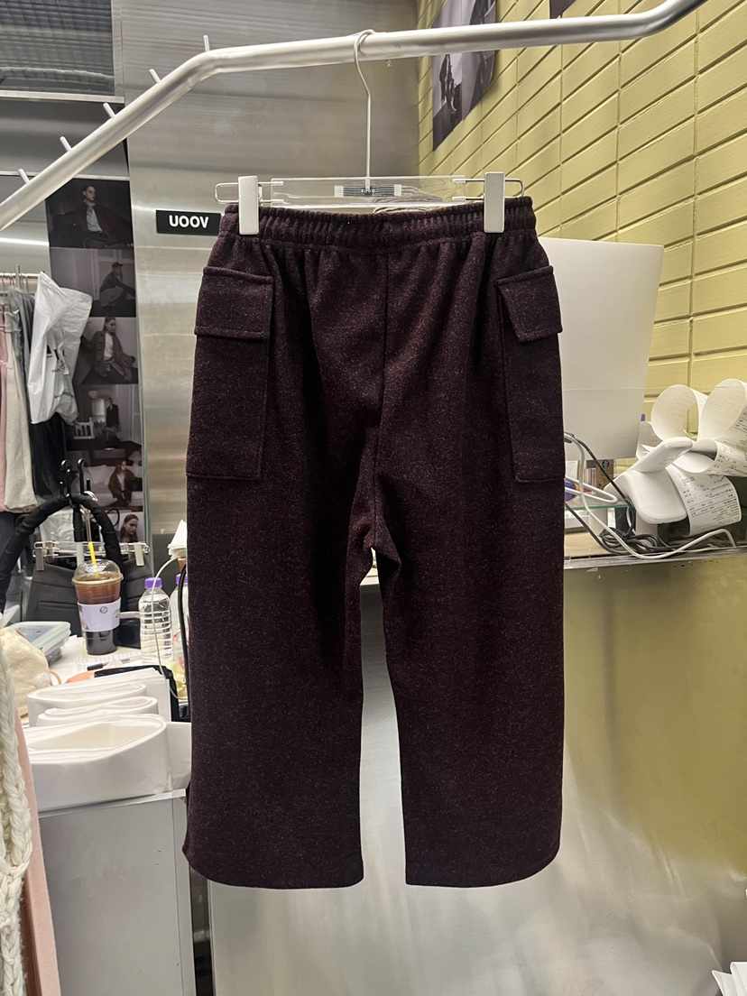 UOOV東大門代購女士新款時尚熱賣真品推薦休閑褲七分褲口袋UOOV休閑褲