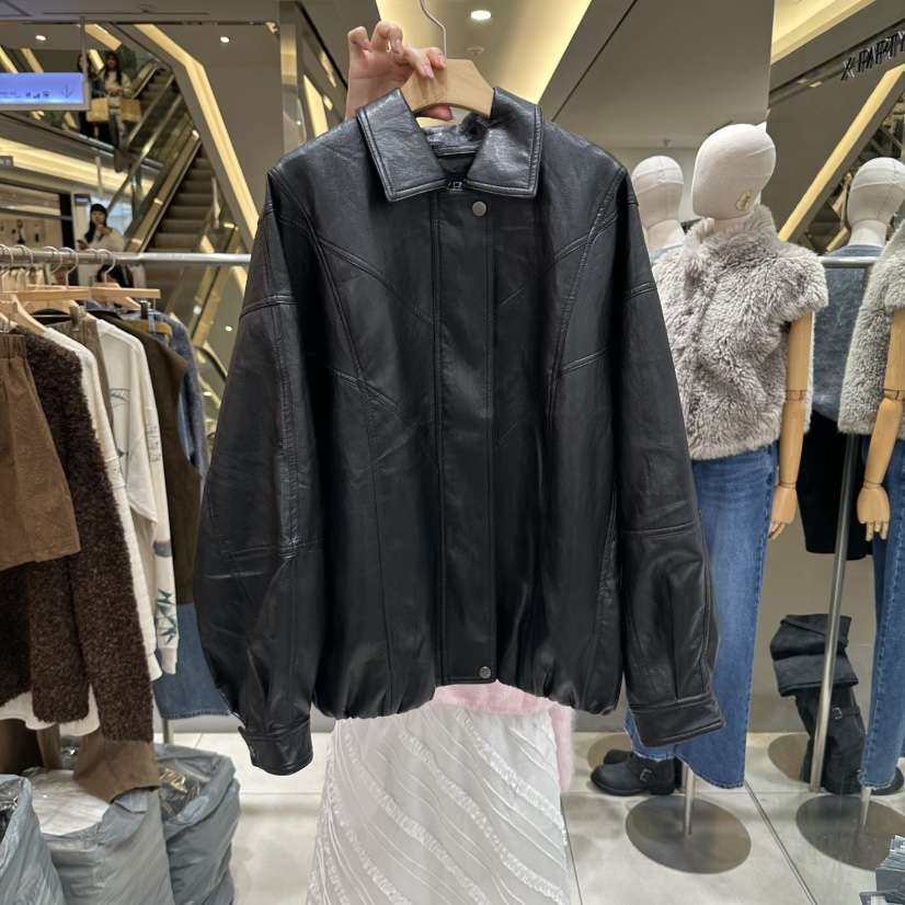 XPARTY韓國代購女士新品熱賣人氣時尚職業真品休閑推薦皮衣XPARTY皮衣