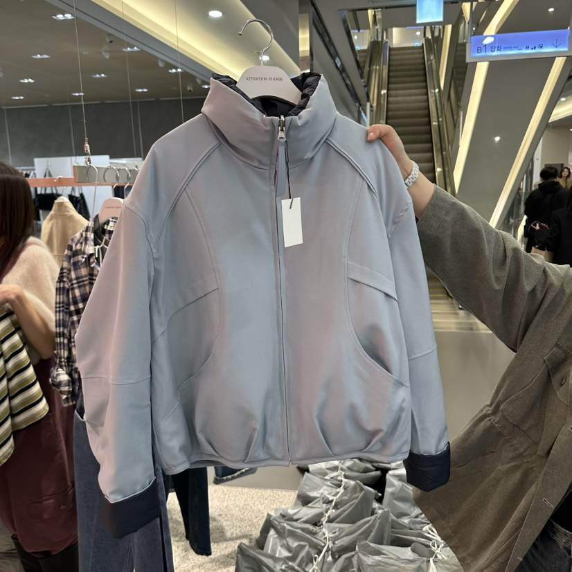 ATPZ韓國代購女裝新品熱賣真品夾克羽絨服兩面穿雙面鴨絨ATTENTION PLEAES夾克