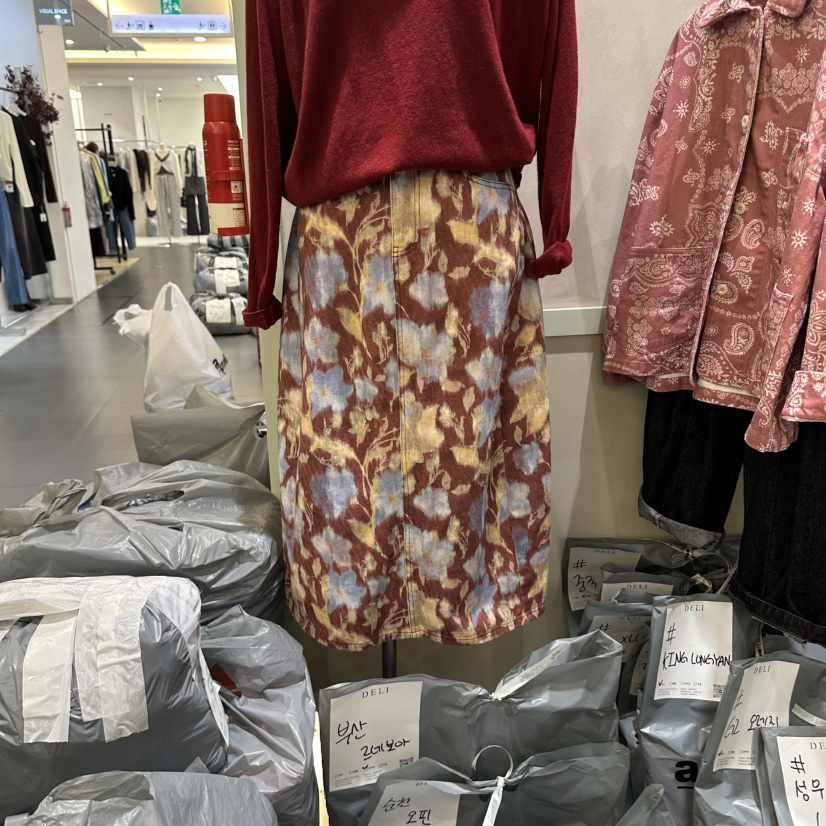 DELI JENNY東大門實拍女裝新品熱賣時尚休閑半身裙中短裙DELI JENNY半身裙/中短裙