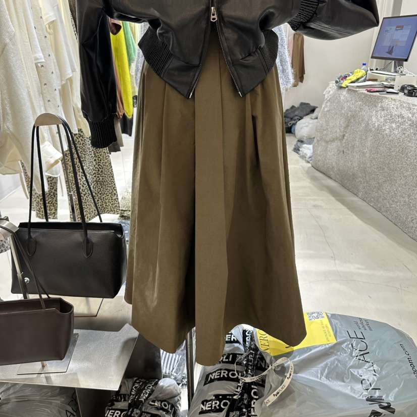 NEROLI 36東大門實拍女裝新款真品休閑人氣時尚長裙皺紋NEROLI 36長裙
