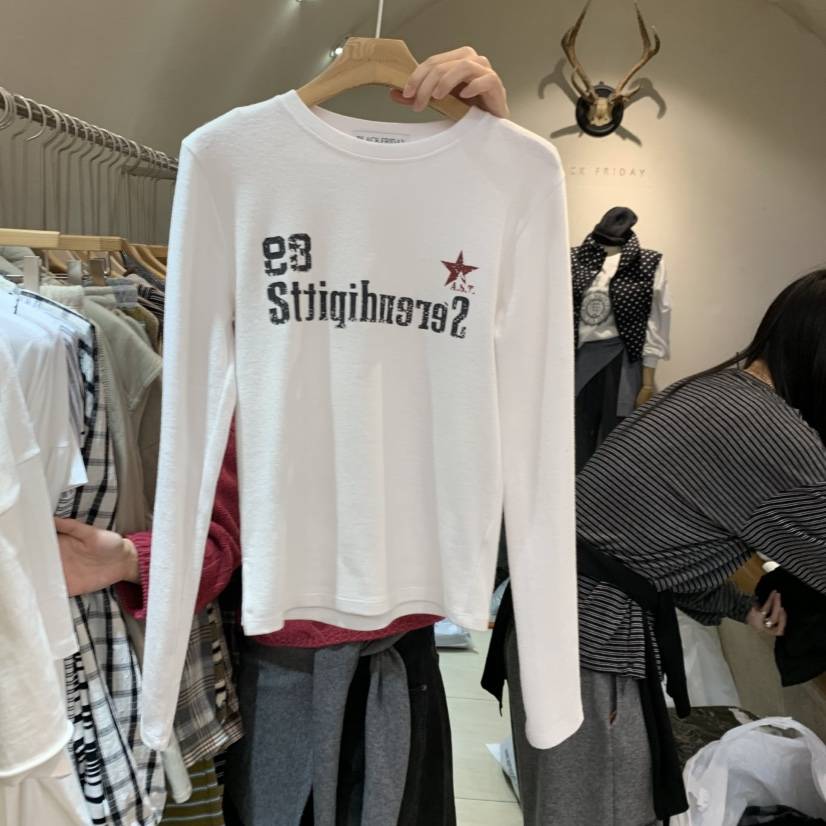 BLACKFRIDAY韓國代購女士新款熱賣時尚推薦人氣真品長袖T恤BLACK FRIDAY長袖T恤