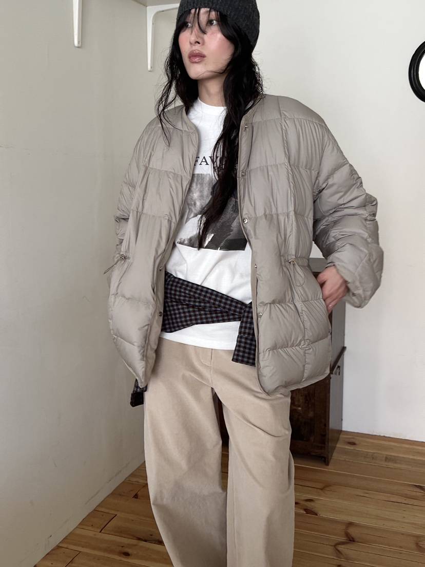 LE VASE韓國直郵女士新款推薦熱賣真品短款羽絨服羽絨服LE VASE短款羽絨服