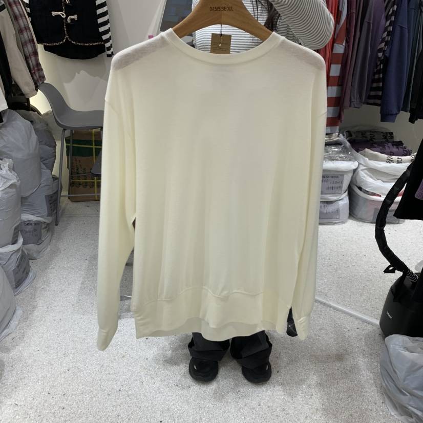 OASISSEOUL東大門實拍女士新品時尚人氣真品休閑熱賣長袖T恤OASISSEOUL長袖T恤