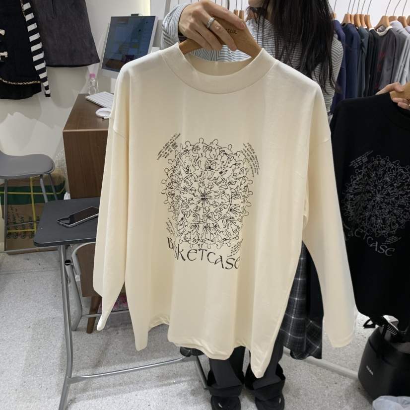 OASISSEOUL東大門代購女裝新品人氣時尚推薦熱賣休閑長袖T恤OASISSEOUL長袖T恤