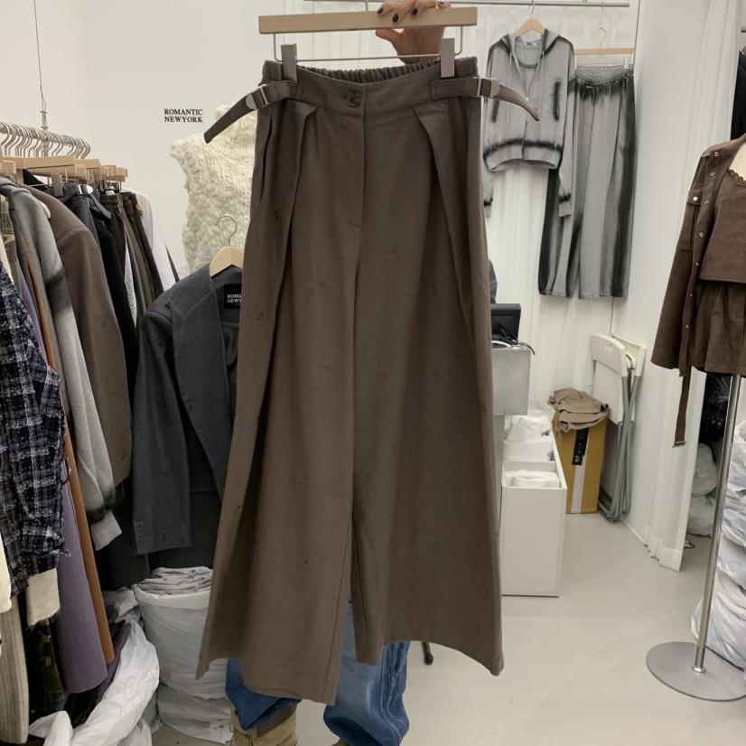 ROMANTIC NEWYORK東大門實拍女裝新款人氣休閑休閑褲刺繡ROMANTIC NEWYORK休閑褲