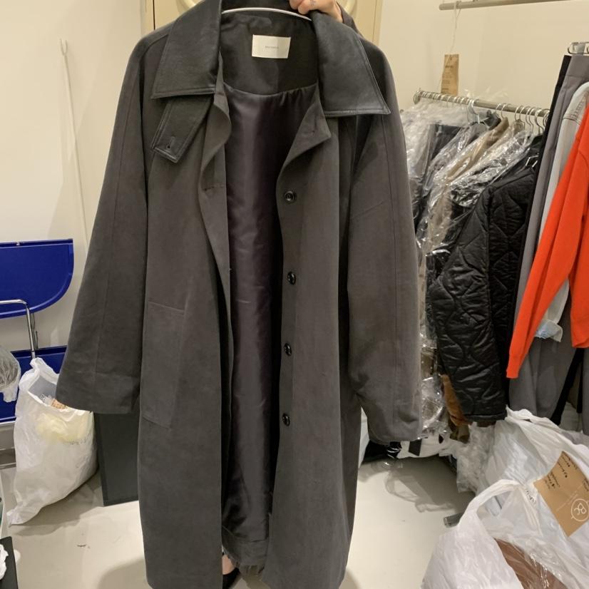 BANY ANCO東大門直郵女士新品推薦職業熱賣長款風衣含腰帶BANY ANCO長款風衣