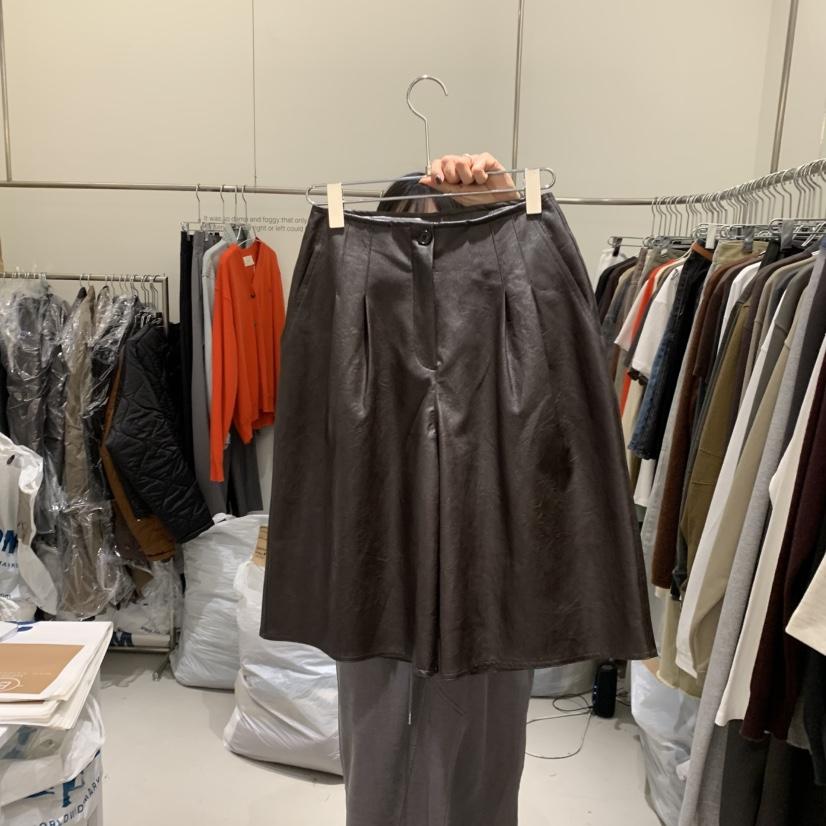 BANY ANCO韓國代購女士新品時尚真品熱賣半身裙中短裙牛皮BANY ANCO半身裙/中短裙