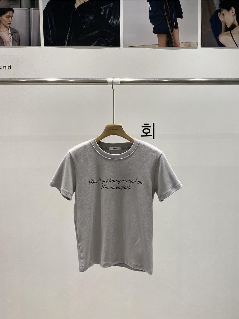 UNBOUND東大門代購女士新款真品推薦人氣休閑時尚T恤字母UNBOUNDT恤