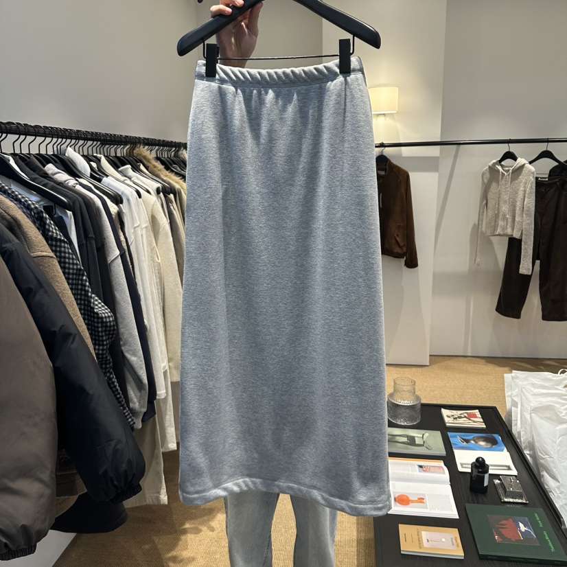 PAUSE韓國直郵女裝新品熱賣推薦真品休閑時尚人氣長裙加絨PAUSE長裙