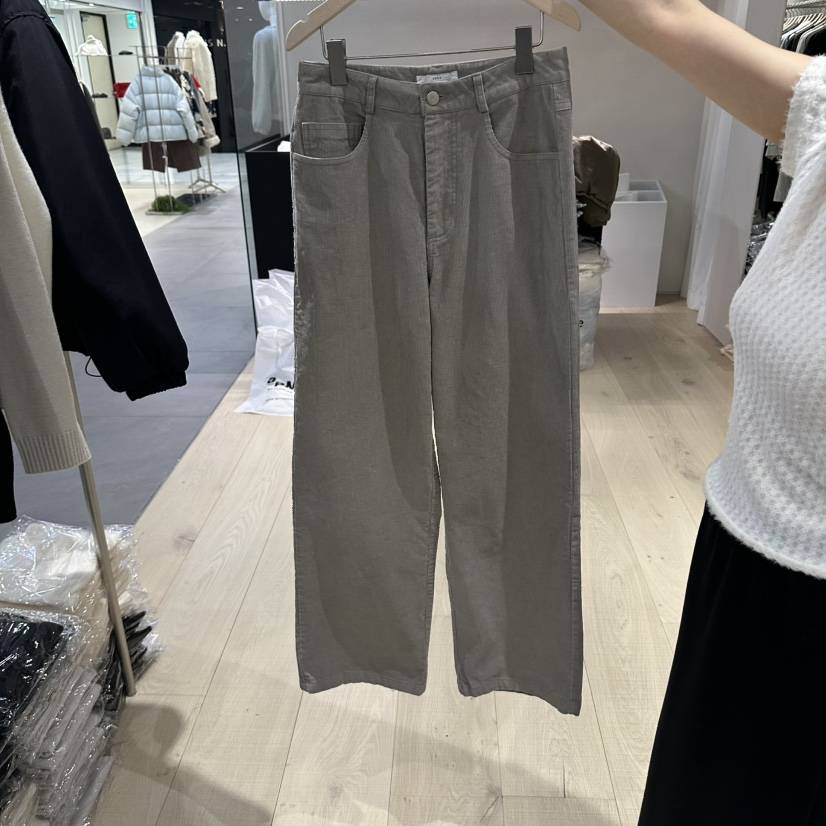 REHE東大門代購女士新品人氣真品推薦時尚熱賣休閑褲燈芯絨REHE休閑褲