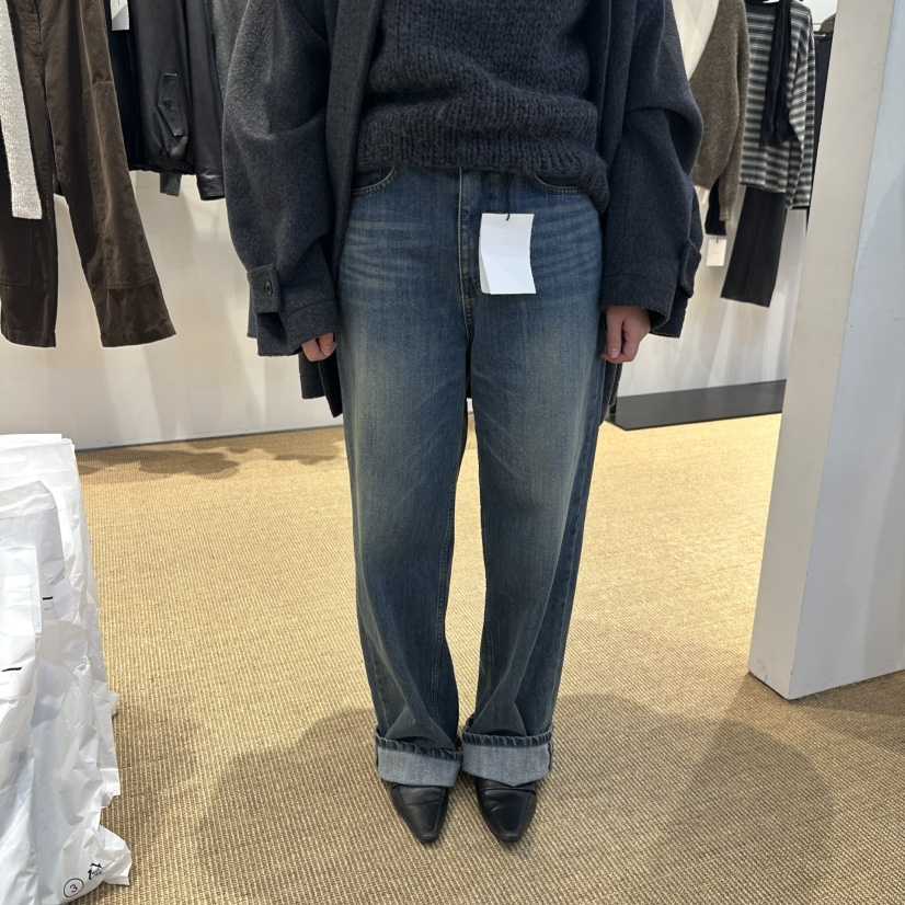 PAUSE韓國直郵女裝新品推薦時尚休閑熱賣人氣真品牛仔褲PAUSE牛仔褲