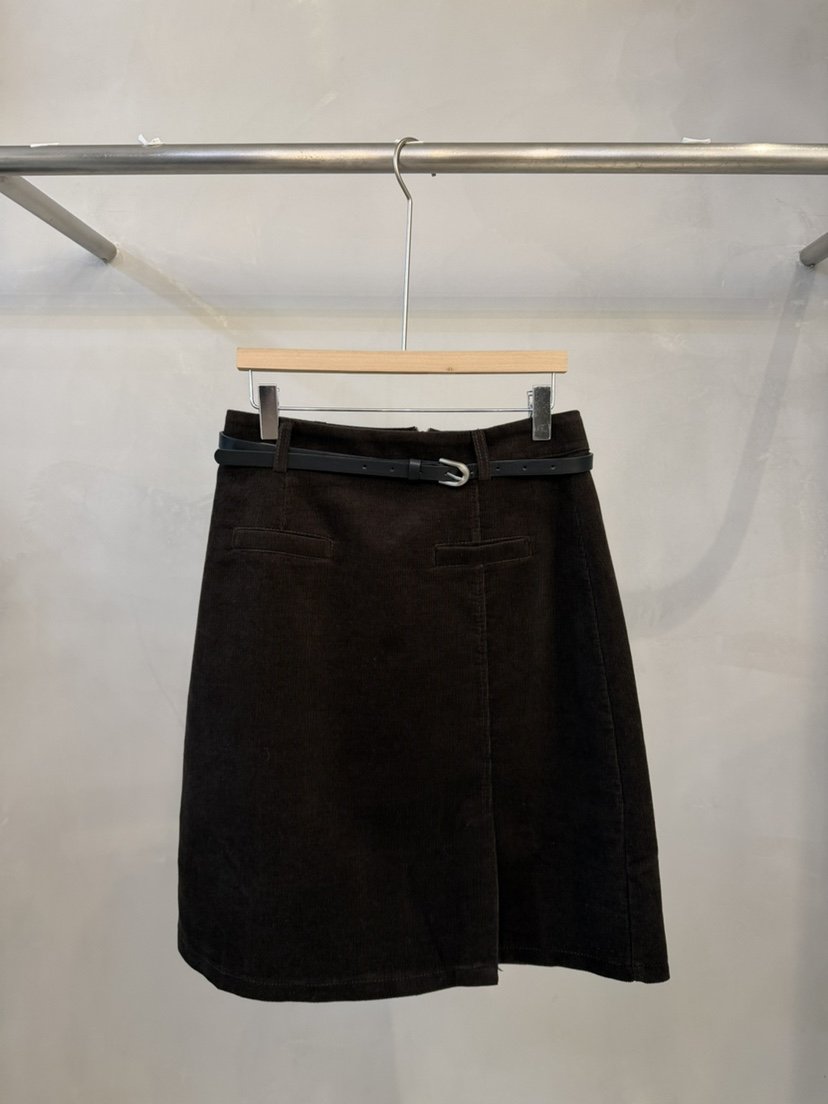 SERIN東大門實拍女士新品熱賣真品人氣半身裙中短裙含腰帶SERIN半身裙/中短裙