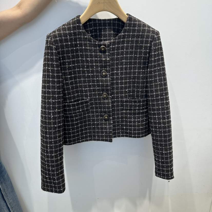 2AN.B韓國直郵女裝新品休閑真品推薦時尚熱賣人氣夾克格子2AN.B夾克