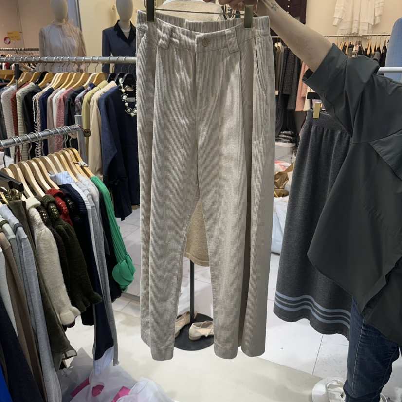 BIKINI東大門代購女士新品人氣休閑熱賣真品休閑褲燈芯絨BIKINI休閑褲
