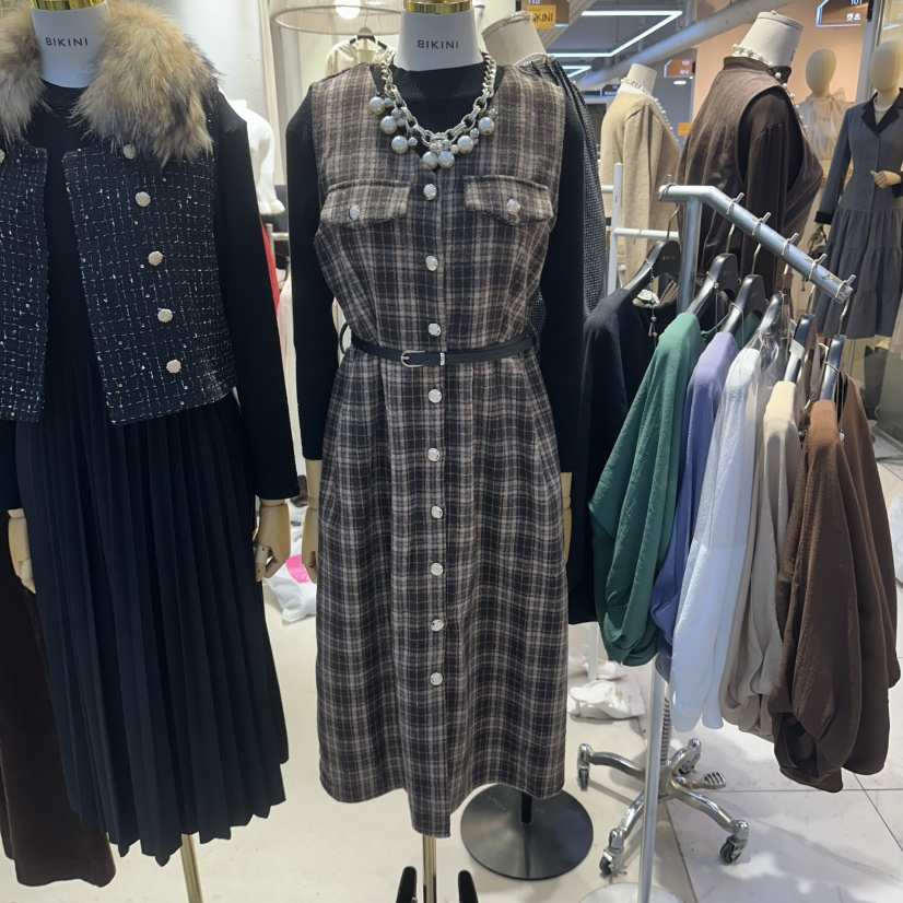 BIKINI東大門代購女士新品熱賣休閑推薦真品時尚套裝含腰帶BIKINI套裝