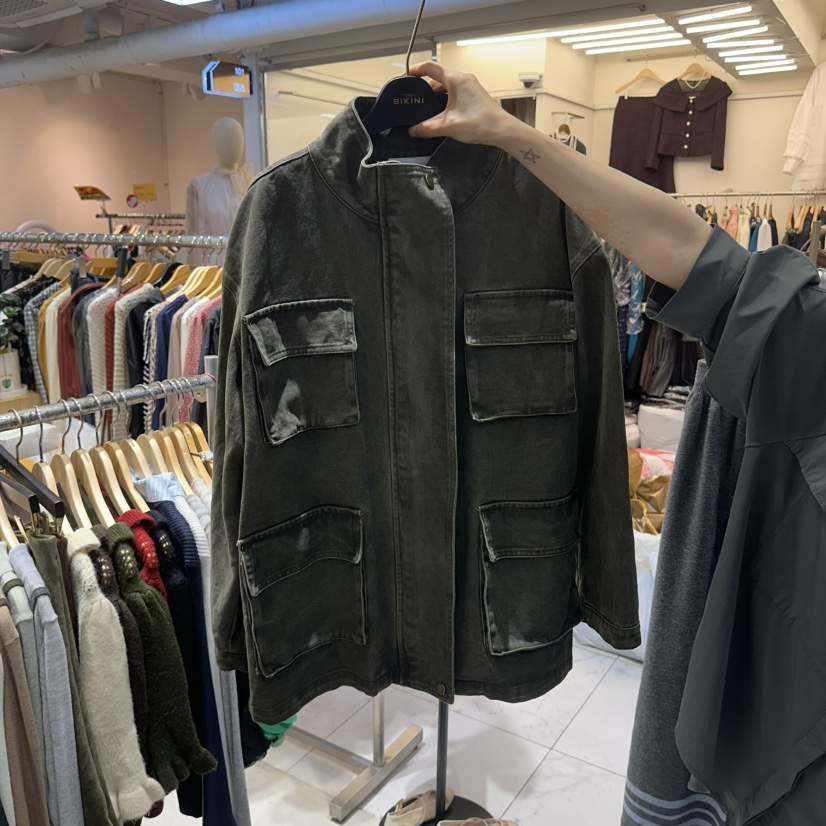 BIKINI東大門實拍女士新品真品時尚人氣熱賣推薦夾克復古BIKINI夾克