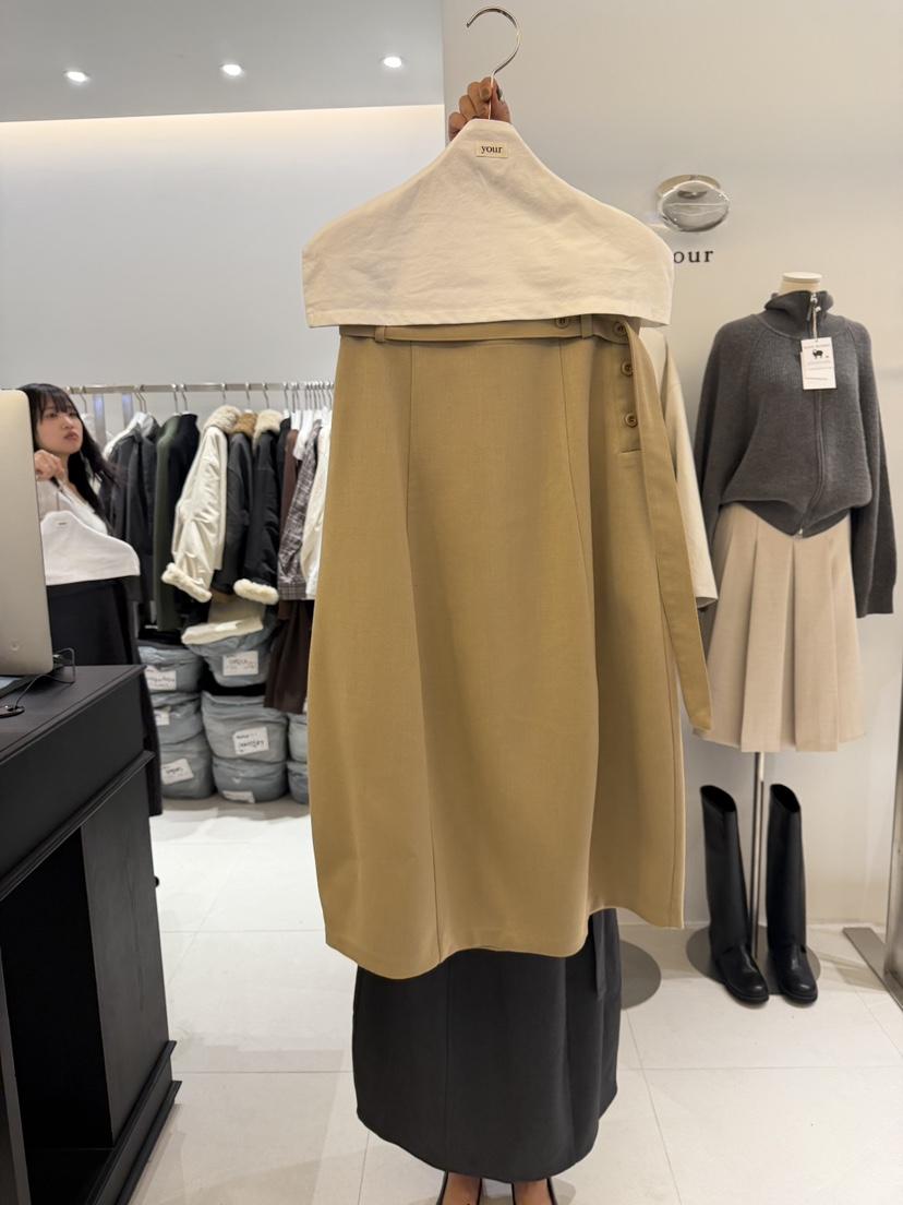 YOUR韓國直郵女士新品推薦時尚真品熱賣休閑人氣長裙含腰帶your長裙