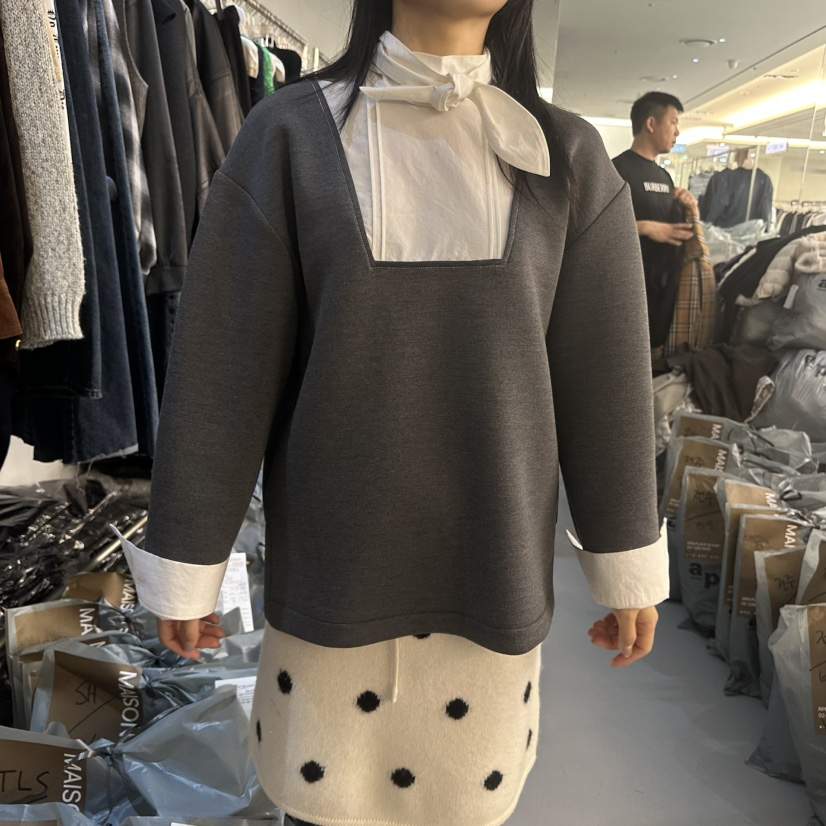 DOUBLE STANDARD/LE SMOKING/MAISONSTAFF東大門代購女士新款熱賣襯衫蕾絲衫MAISONSTAFF襯衫/蕾絲衫