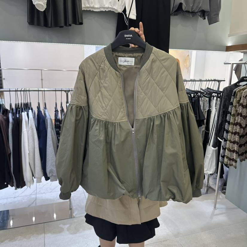 BAKHA東大門實拍女士新品推薦時尚真品熱賣人氣休閑夾克絎縫CHARLES THE SECOND/CHEAP-CHIC夾克