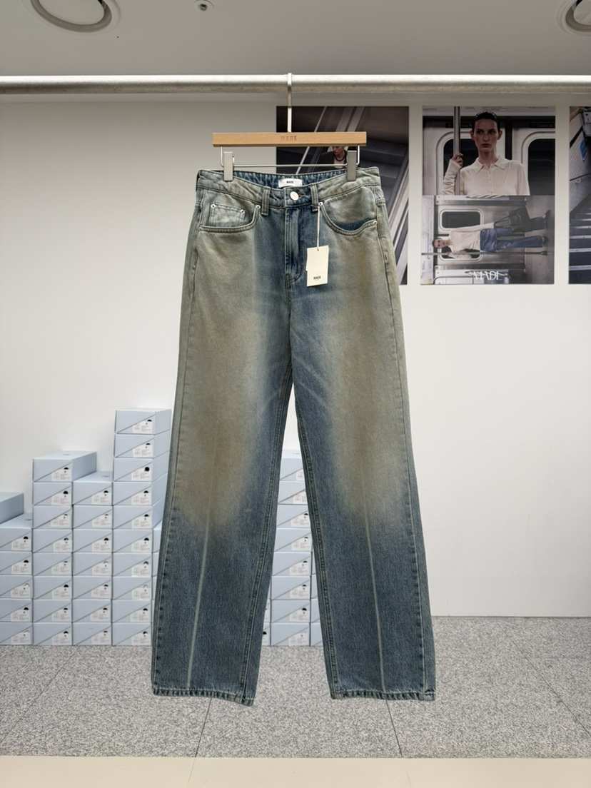 MADE-P韓國代購女士新品真品人氣推薦時尚休閑熱賣牛仔褲MADE-P牛仔褲