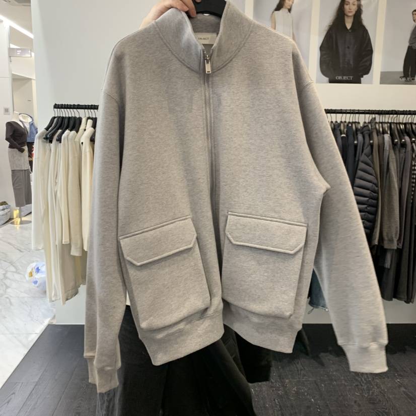 OBJECT東大門直郵女士新品時尚真品推薦休閑熱賣夾克加絨OBJECT夾克