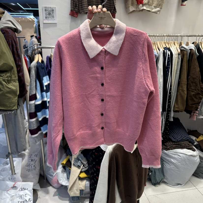 UNDERSTAR_VINTAGE東大門代購女裝新品休閑推薦時尚開衫雙面UNDERSTAR_VINTAGE開衫