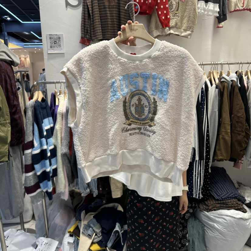 UNDERSTAR_VINTAGE東大門直郵女士新品休閑人氣推薦吊帶背心UNDERSTAR_VINTAGE吊帶/背心