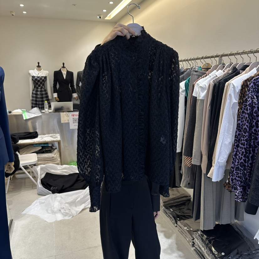 INNO東大門代購女士新款時尚真品熱賣推薦人氣襯衫蕾絲衫INNO襯衫/蕾絲衫