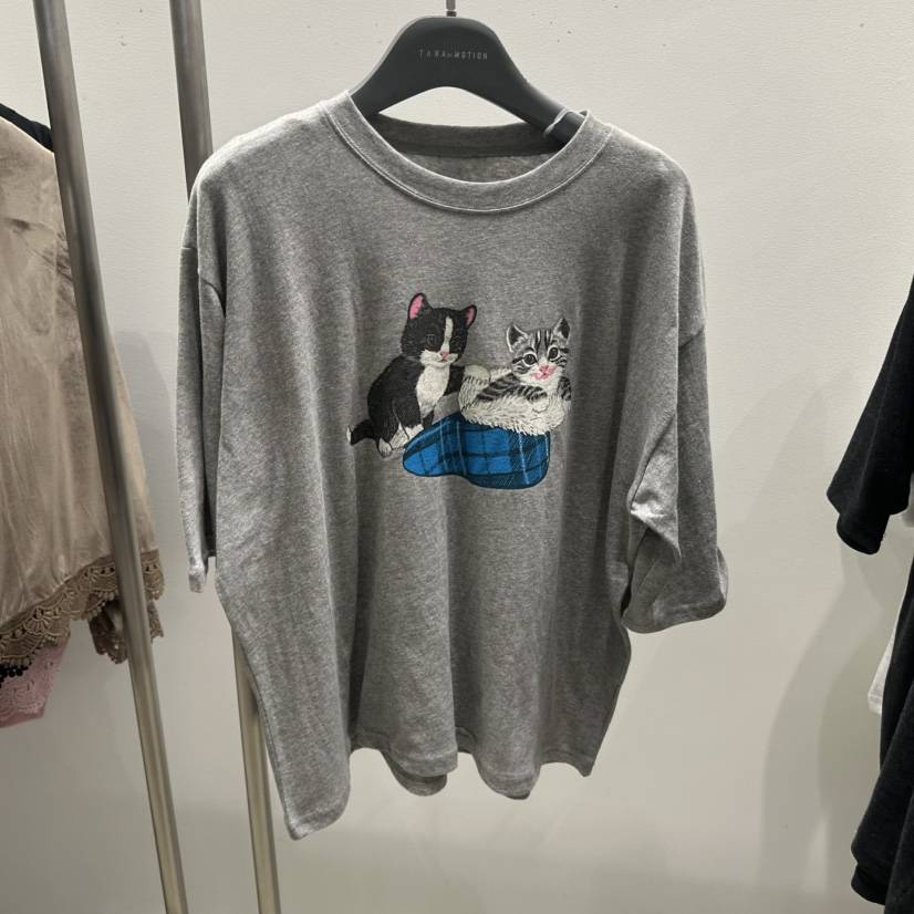 TARABY MOTION東大門直郵女士新品熱賣推薦時尚休閑T恤格子TARABY MOTIONT恤