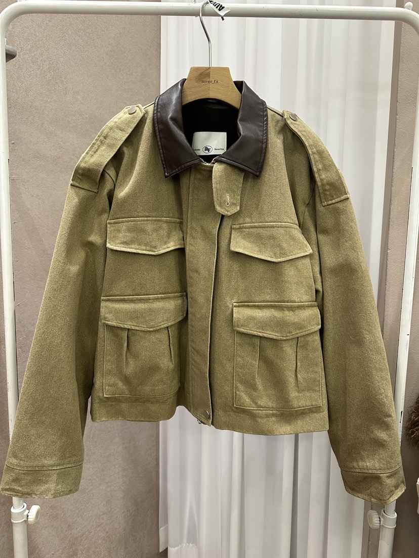 AUVERFIT東大門實拍女士新品推薦休閑熱賣時尚真品夾克復古AUVERFIT夾克