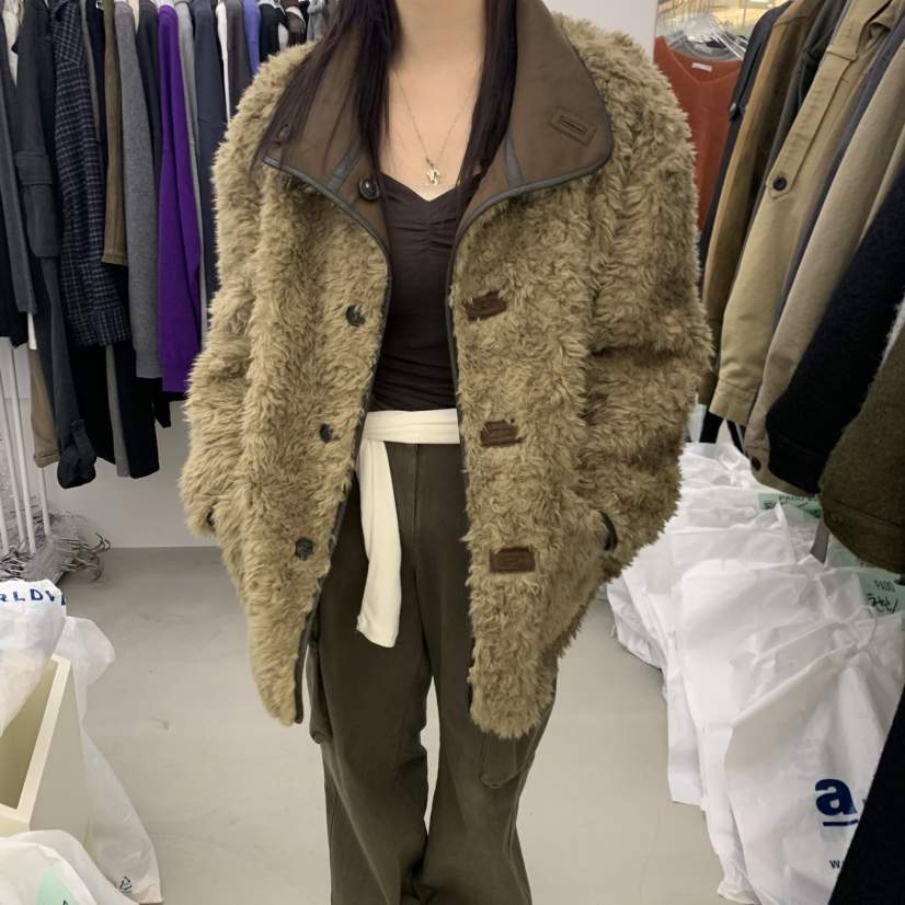 PADO韓國代購女士新款真品時尚熱賣休閑人氣推薦短款大衣PADO短款大衣
